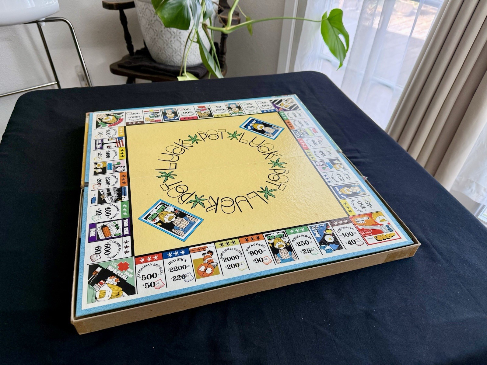Vintage 1979 Board Game “Pot Luck” Build Wealth And Advancing In Marijuana Land
