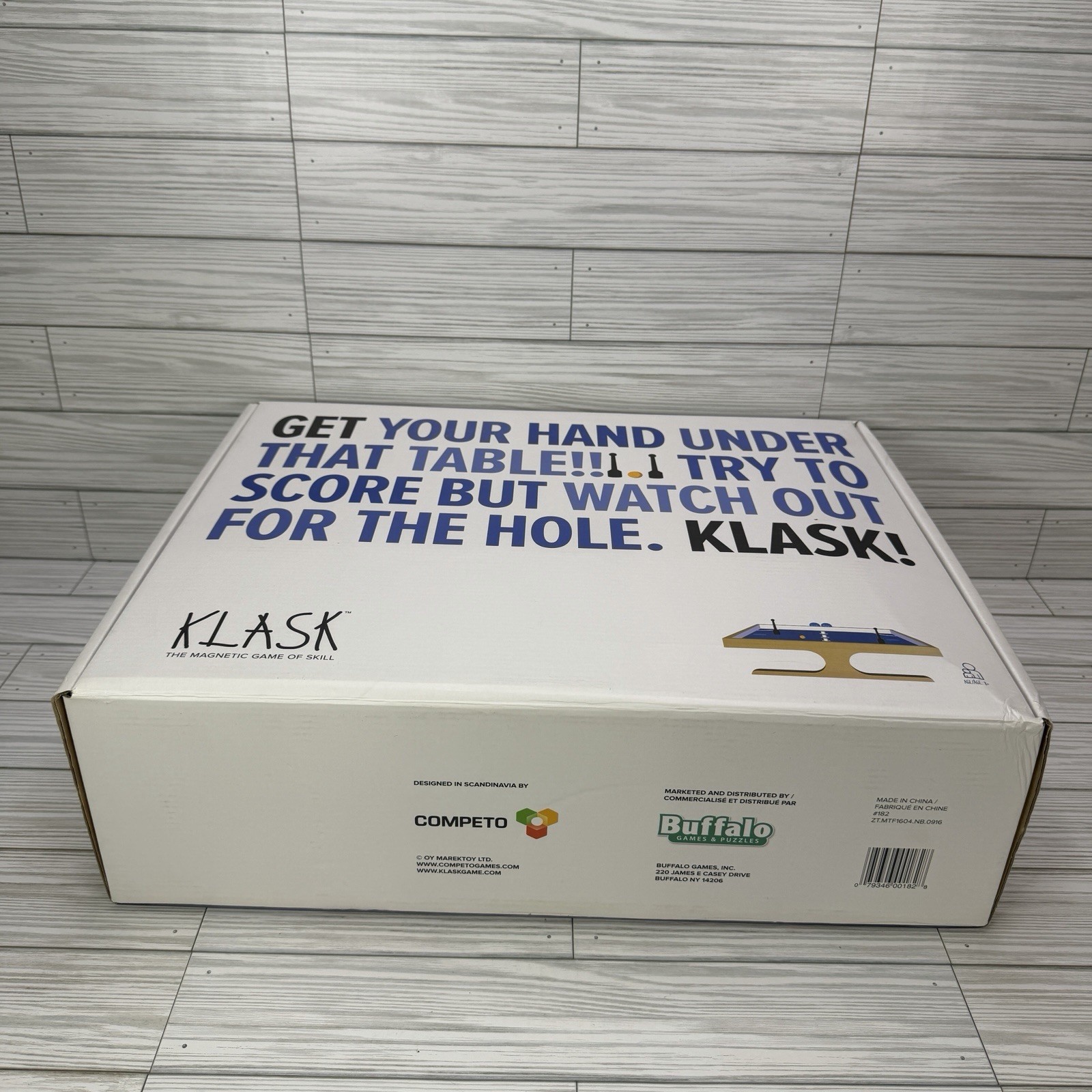 Klask Tabletop Board Game Complete Magnetic Foosball Hockey Battle Party Denmark