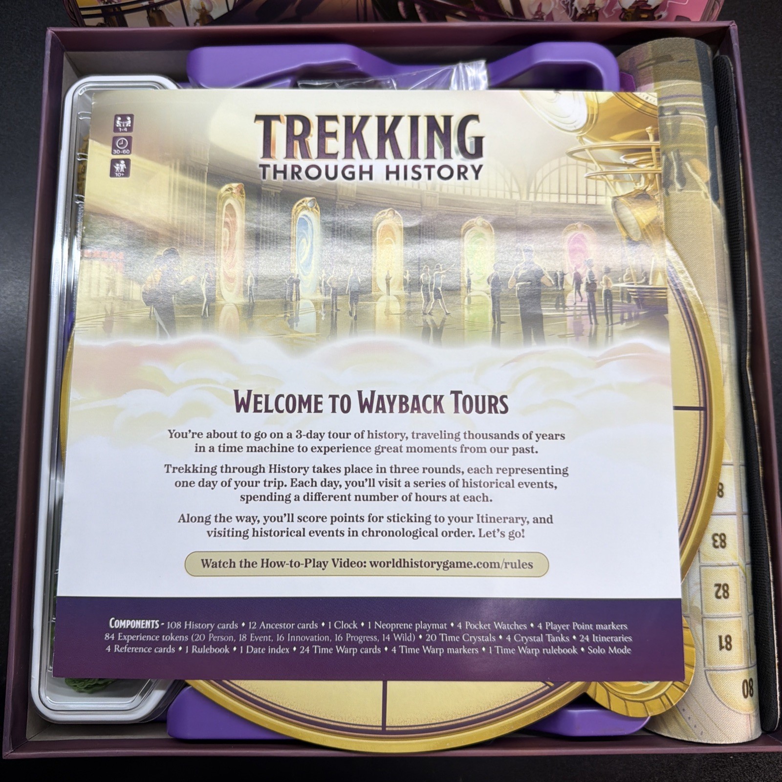 Trekking through History: the Family Board Game – Open Box
