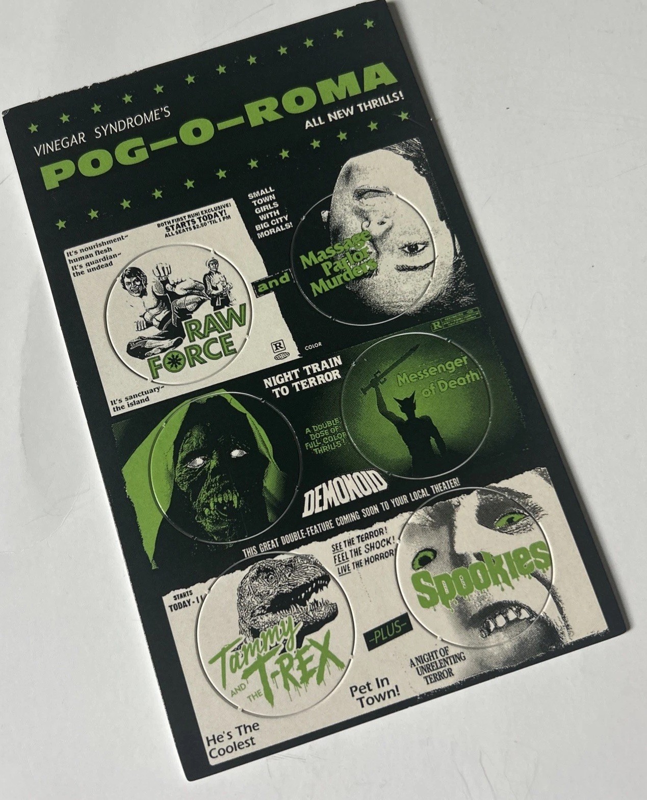 Vinegar Syndrome POG-O-ROMA Game-Raw Force-Massage Parlor-Rex-Spookies-Demonoid