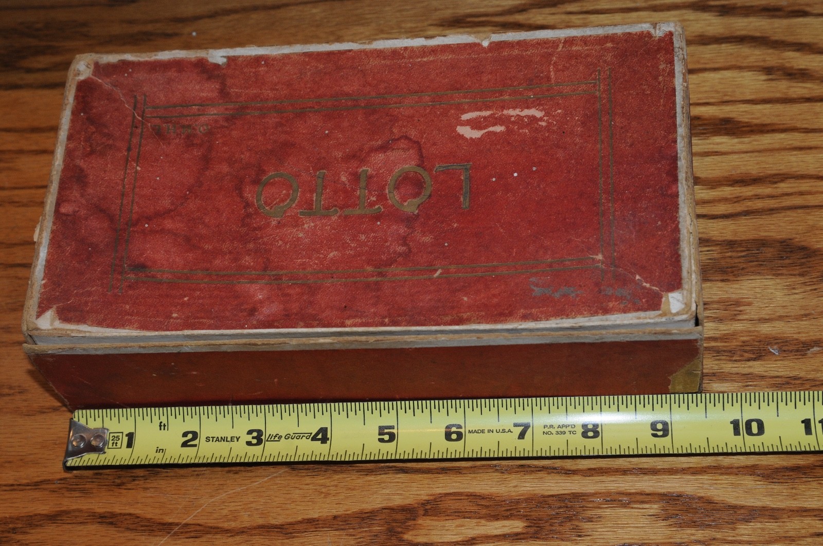 Rare Victorian Vintage Antique Lotto Game LOTTO 1800s/1900s Traditional Game Old