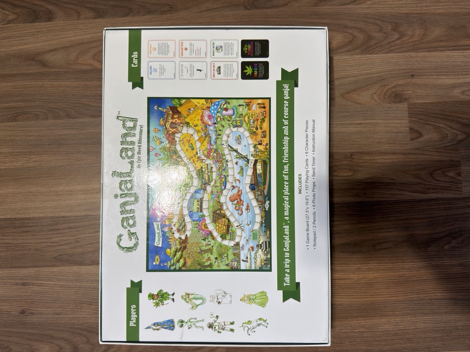GanjaLand an Epic Weed Adventure Board Game Used Complete
