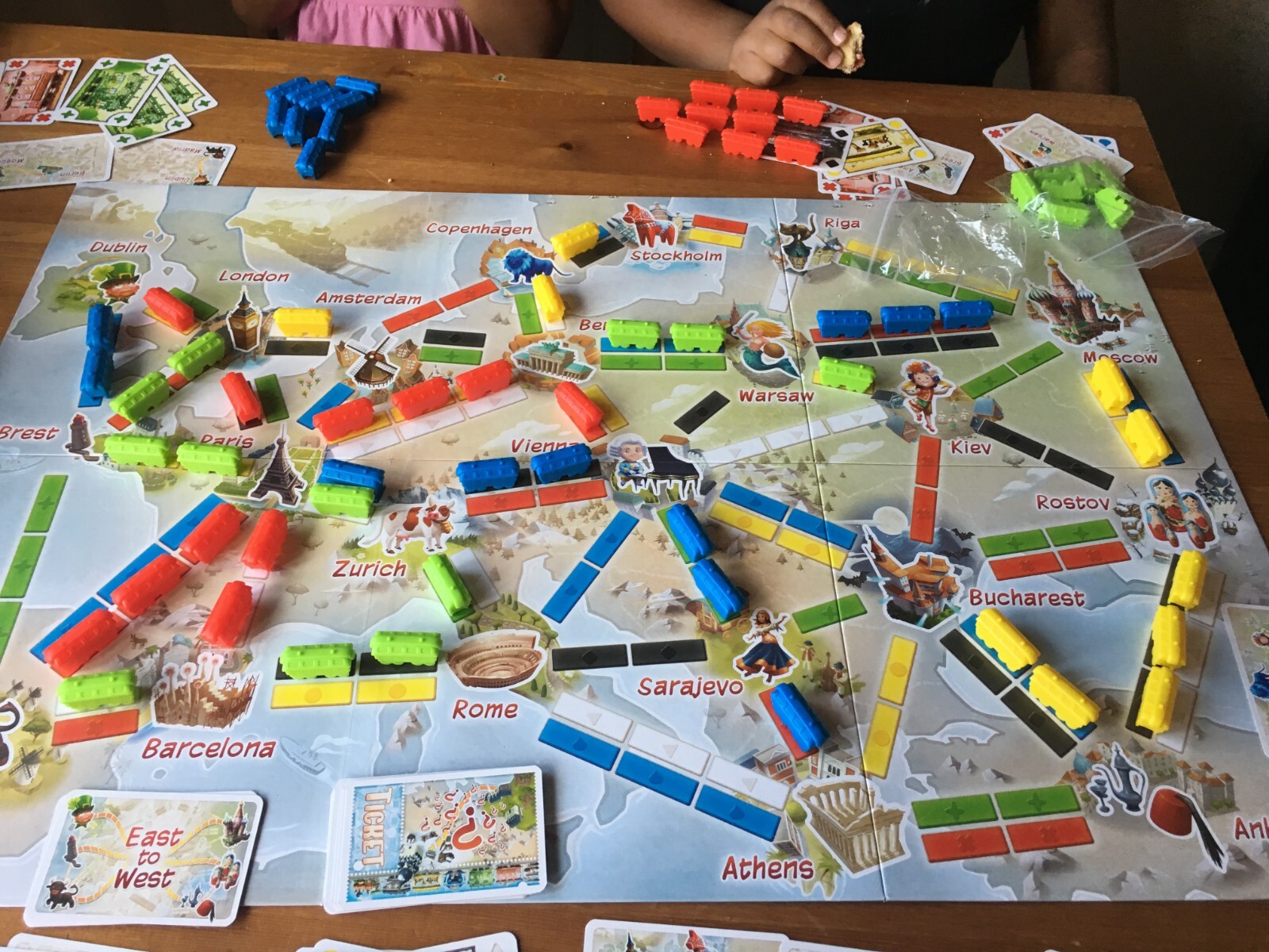 Days of Wonder Ticket To Ride by Alan R Moon Train Adventure Board Game Complete