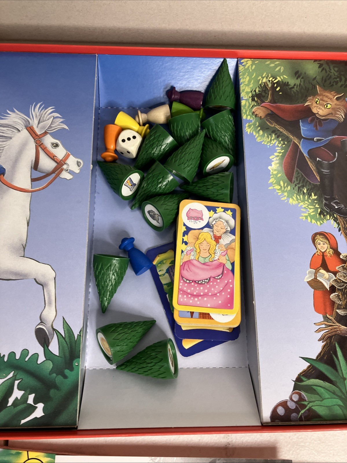 VINTAGE Enchanted Forest Board Game Ravensburger Only Missing One Wood Die