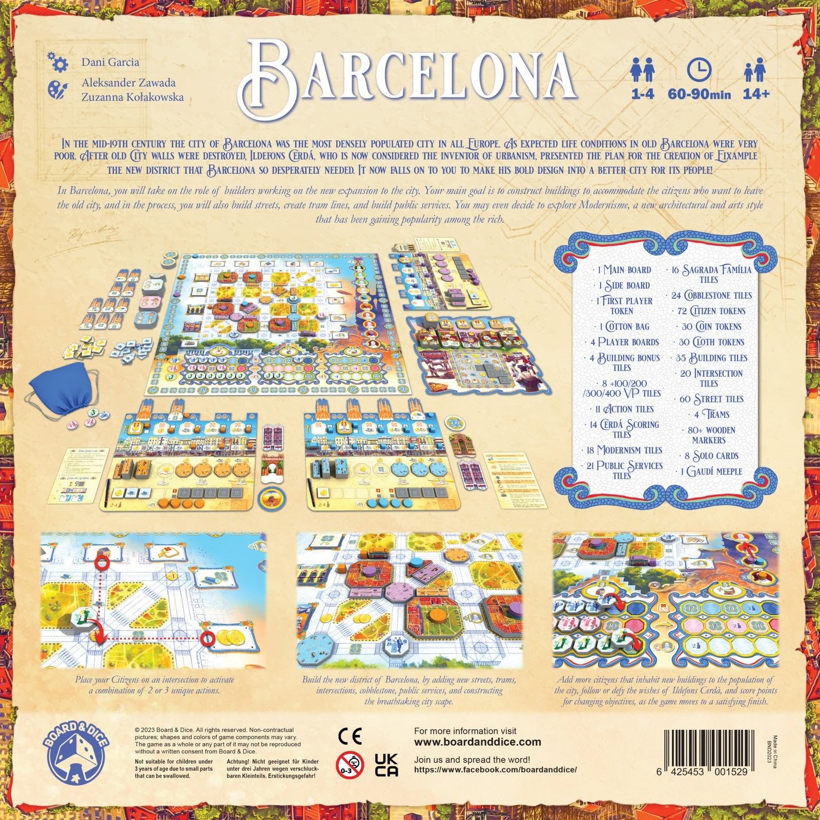 Barcelona – Board & Dice