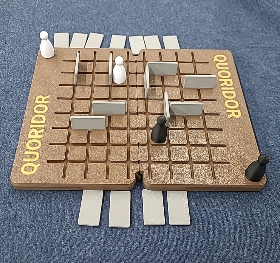 QUORIDOR Board Game – travel – 3d Printed – Custom Design