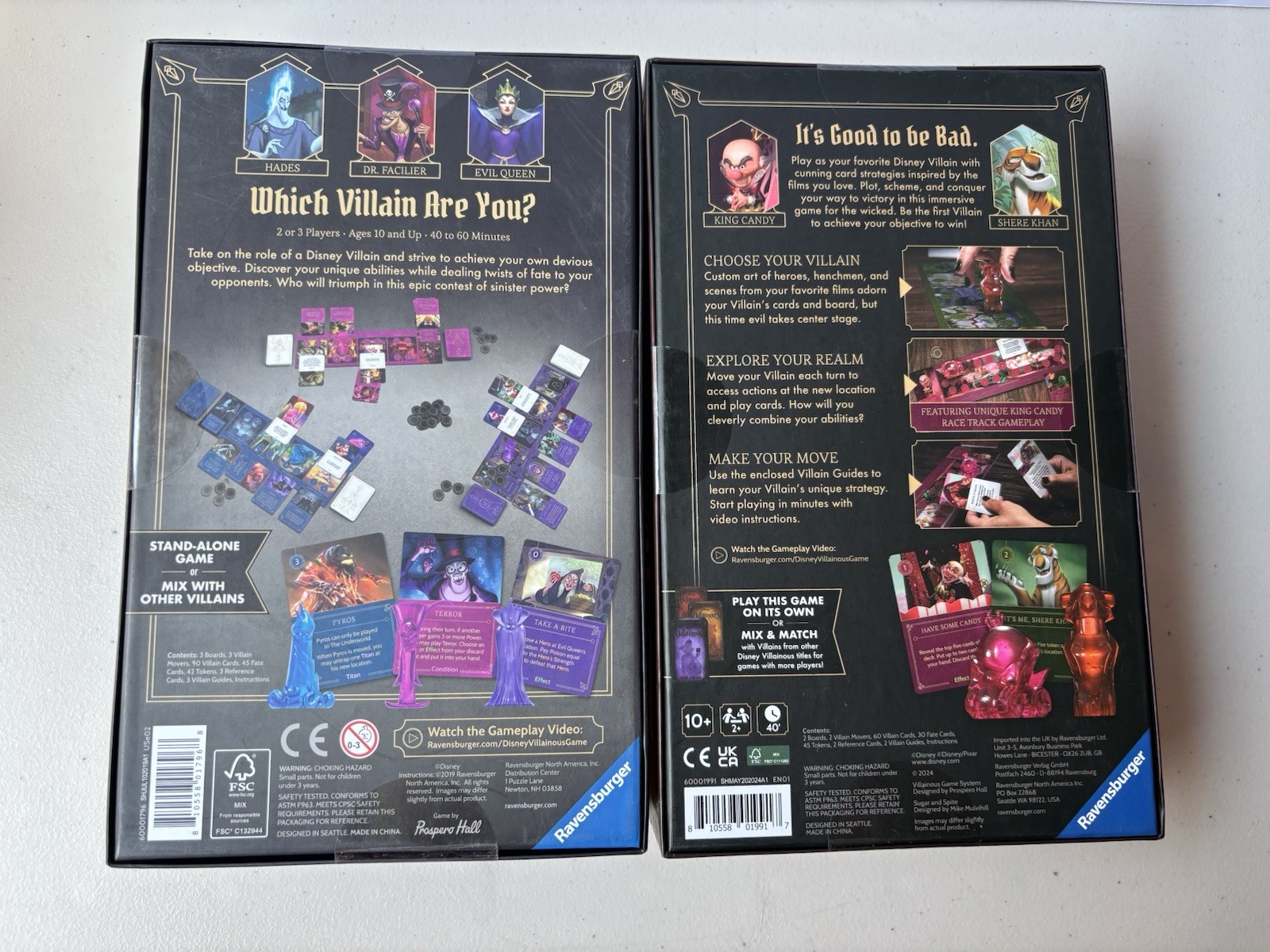 Ravensburger Disney Villainous: Wicked to The Core + Sugar And Spice Board Game