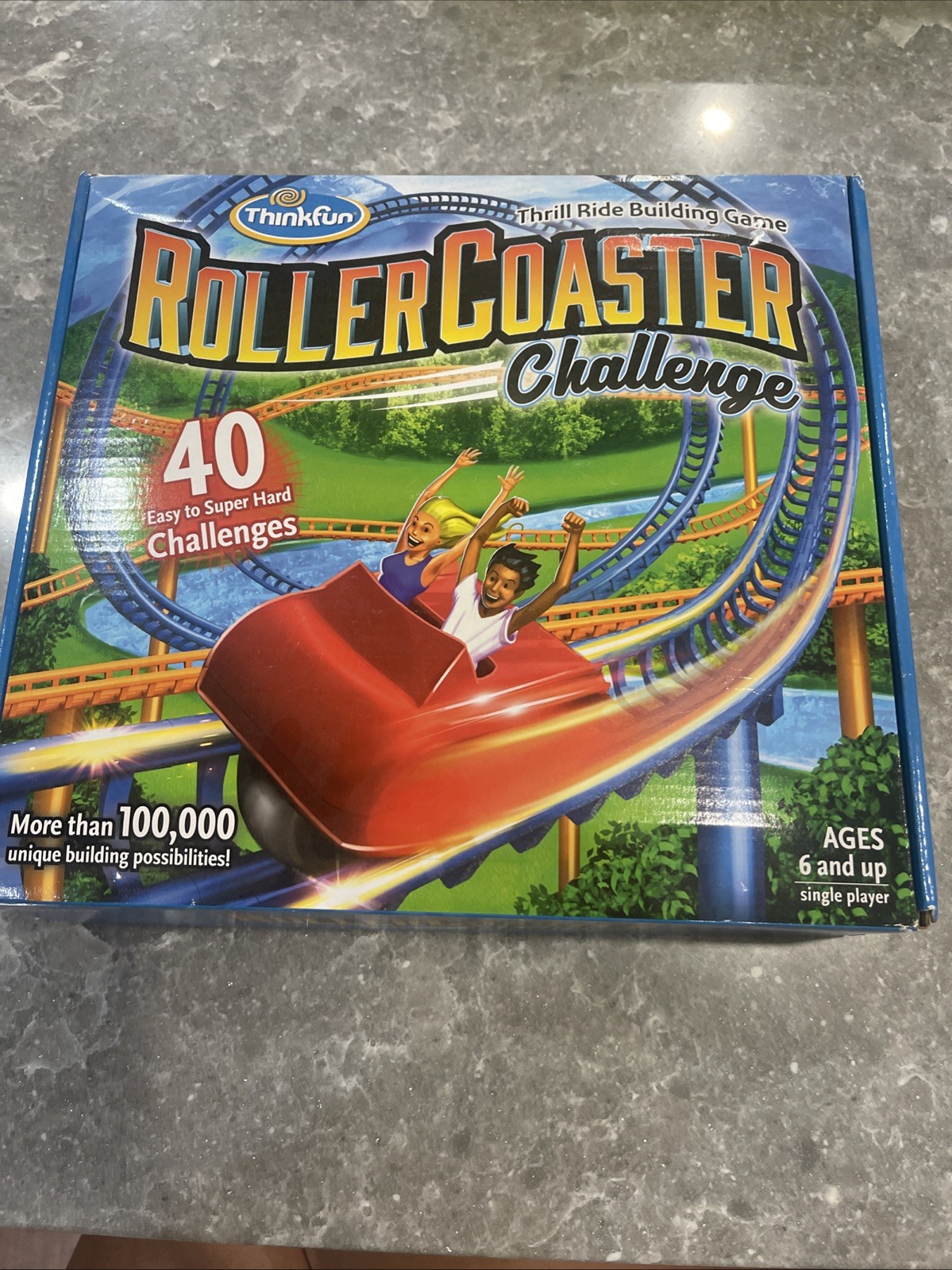 ThinkFun Roller Coaster Challenge Board Game Complete With Instructions 2017