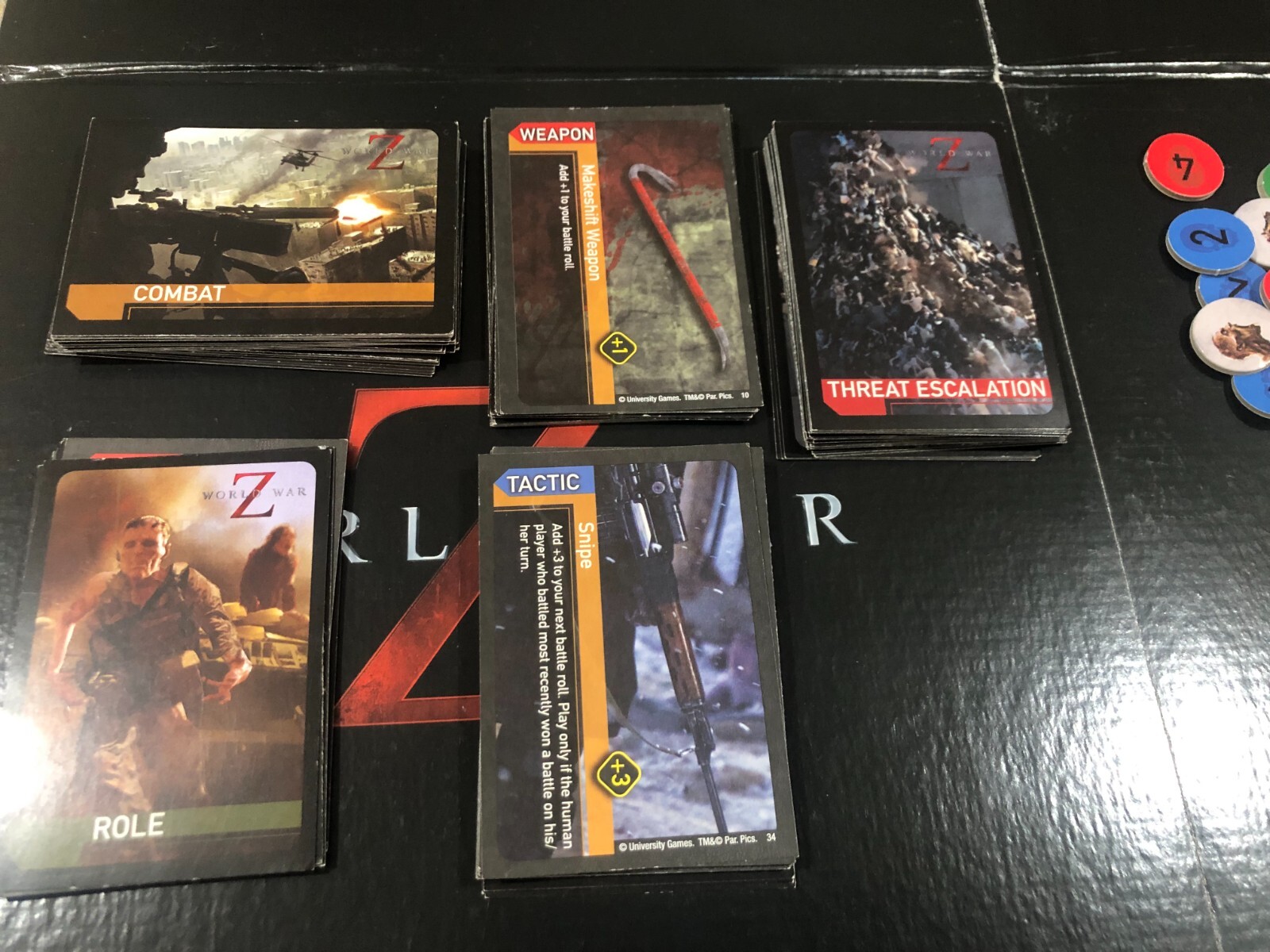 World War Z The Game Deadly Zombie Pandemic Board Game COMPLETE