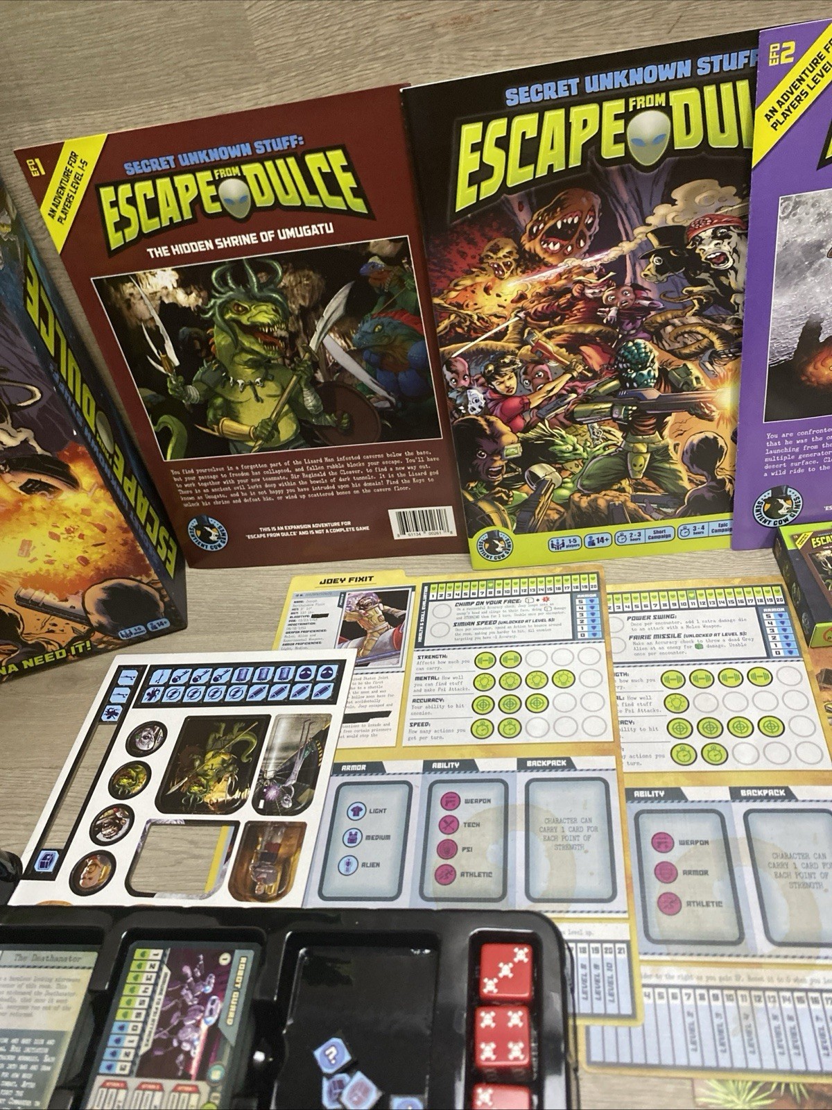 Secret Unknown Stuff Escape From Dulce Board Game (See Desc)