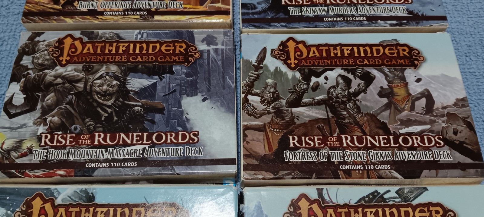 Pathfinder Bundle of All 6 Adventure Card Game Rise of The Runelords