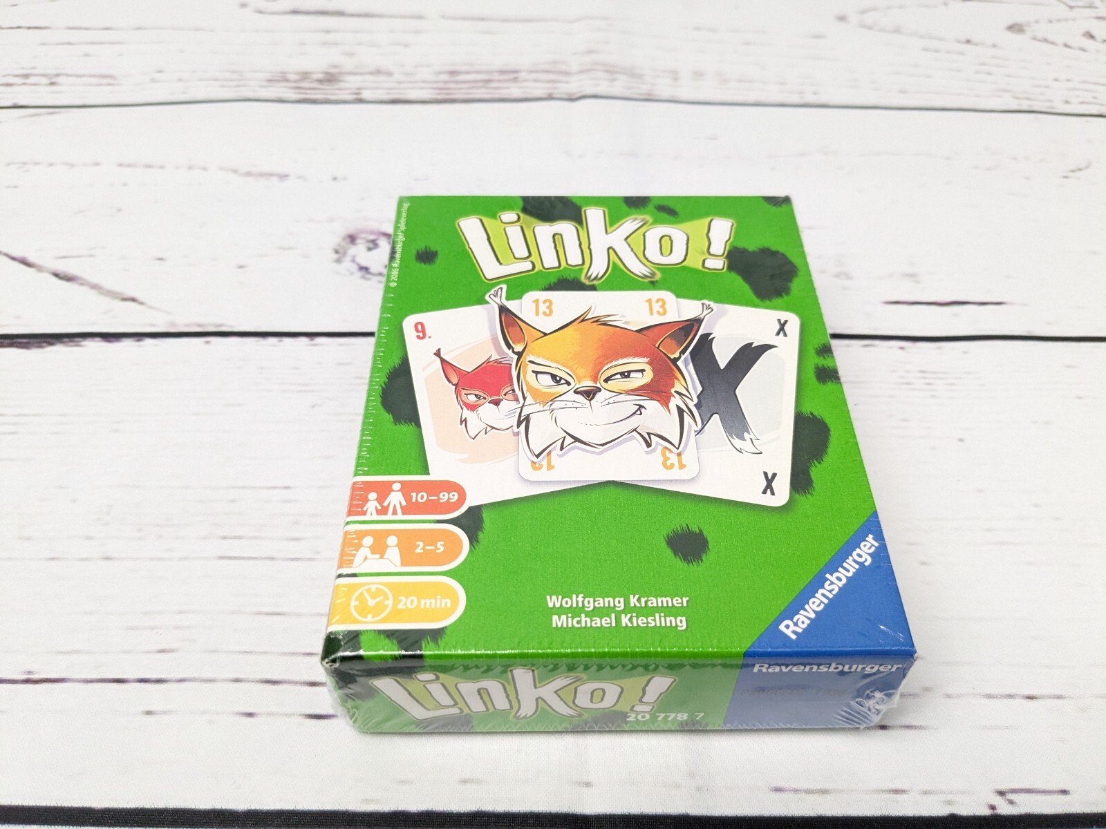 Linko! Card Game Kramer Kiesling Ravensburger OOP NIS Card Shedding Game