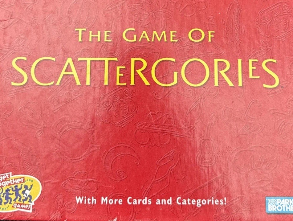 The Game Of Scattergories By Parker Brothers Complete