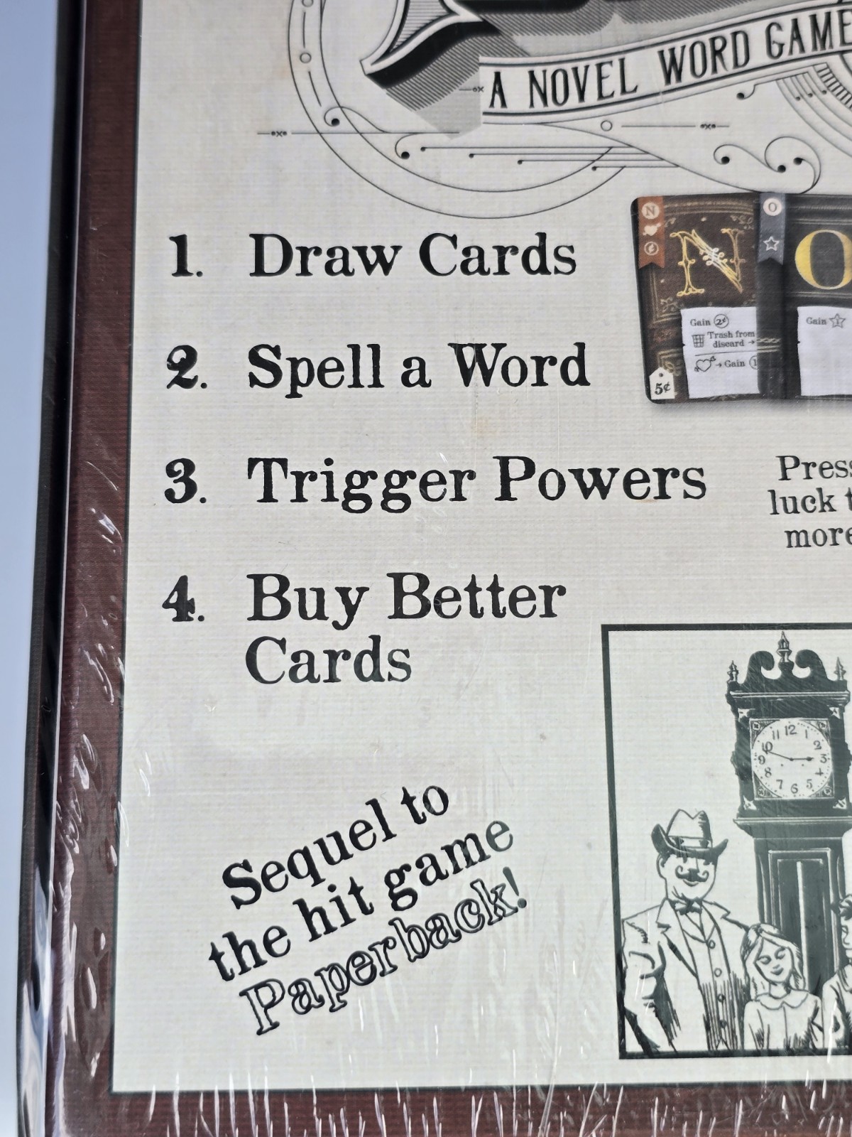 Hardback A Novel Word Game Barnes Noble Exclusive Board Game Tim Fowers New