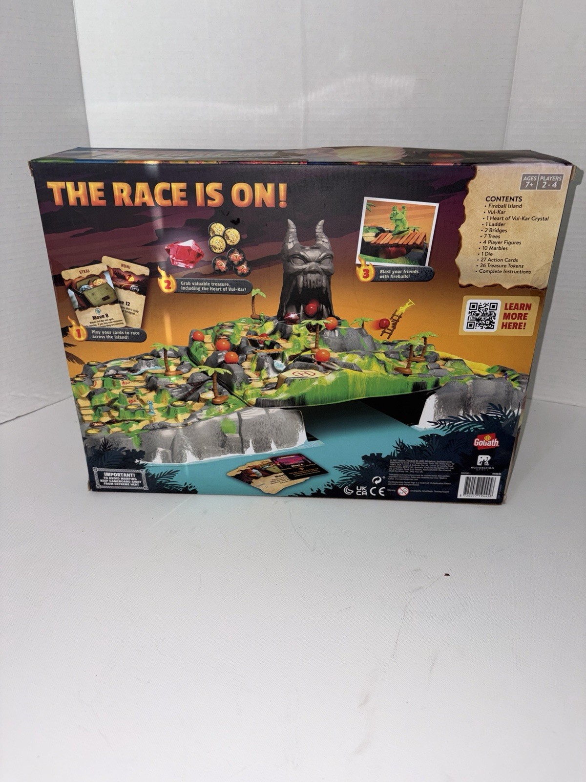 New Fireball Island Race To Adventure Board Game