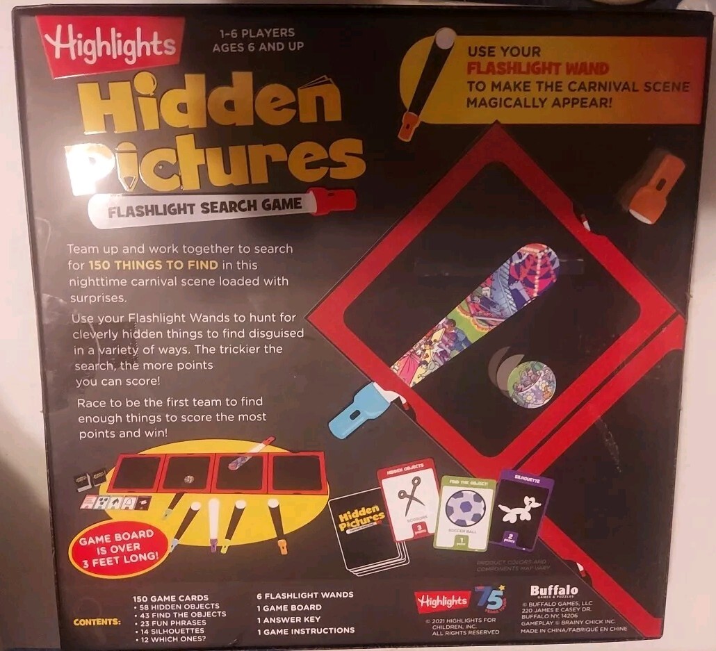 Highlights Hidden Pictures Game Nib