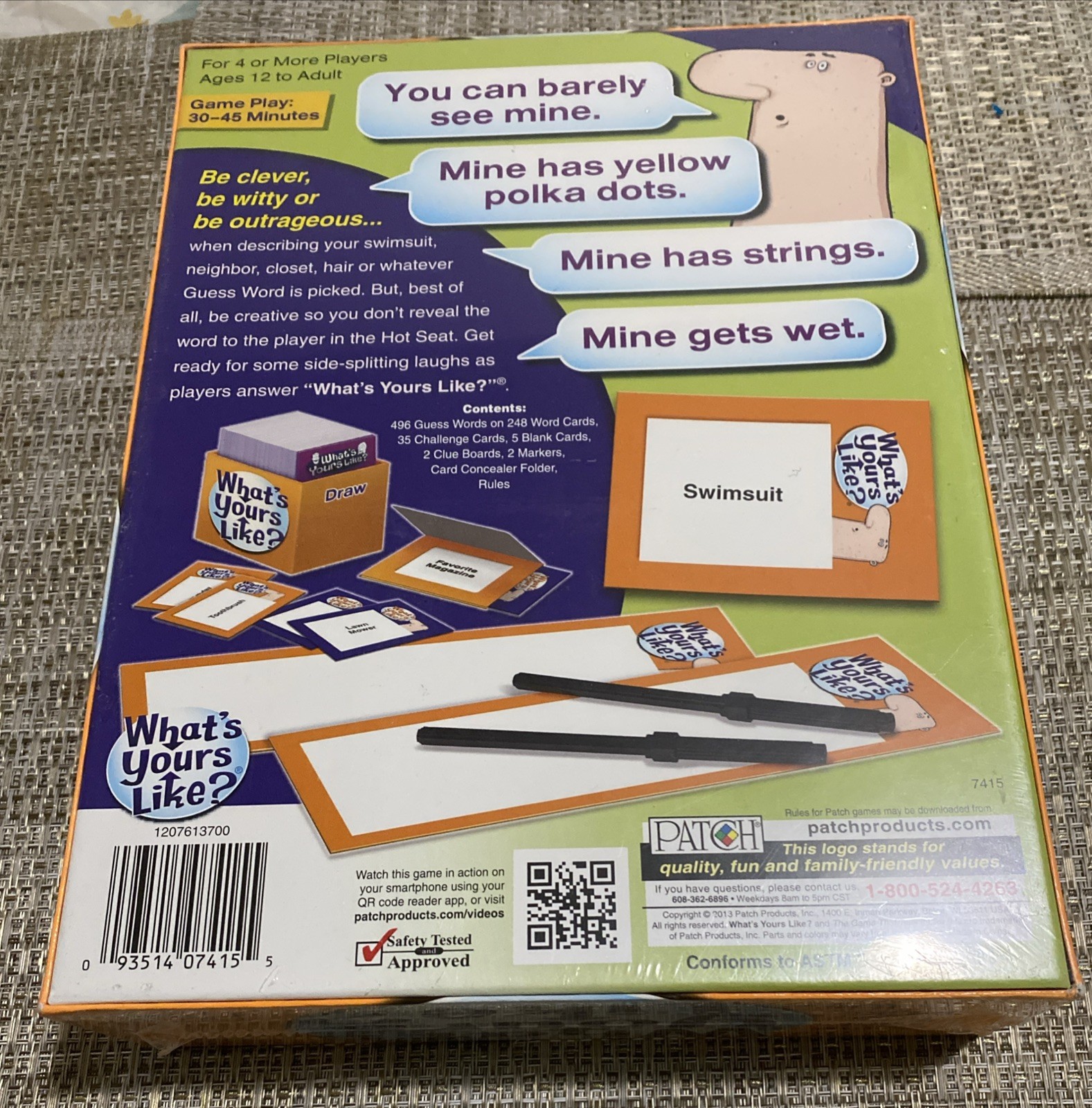 What’s Yours Like Game family night board game Party Game Funny Brand New Sealed