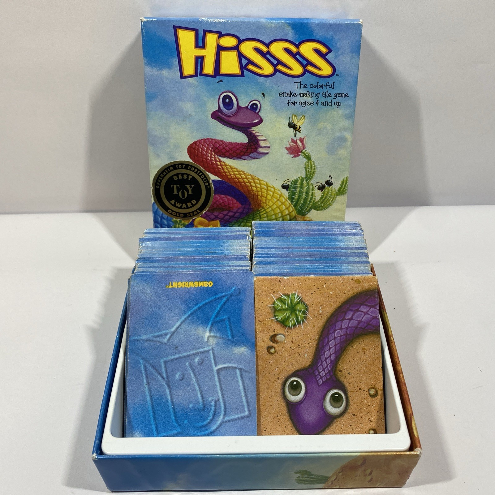 Hisss The Colorful Snake Making Tile Game Gold Seal Toy Award No Rules Gamewrigh