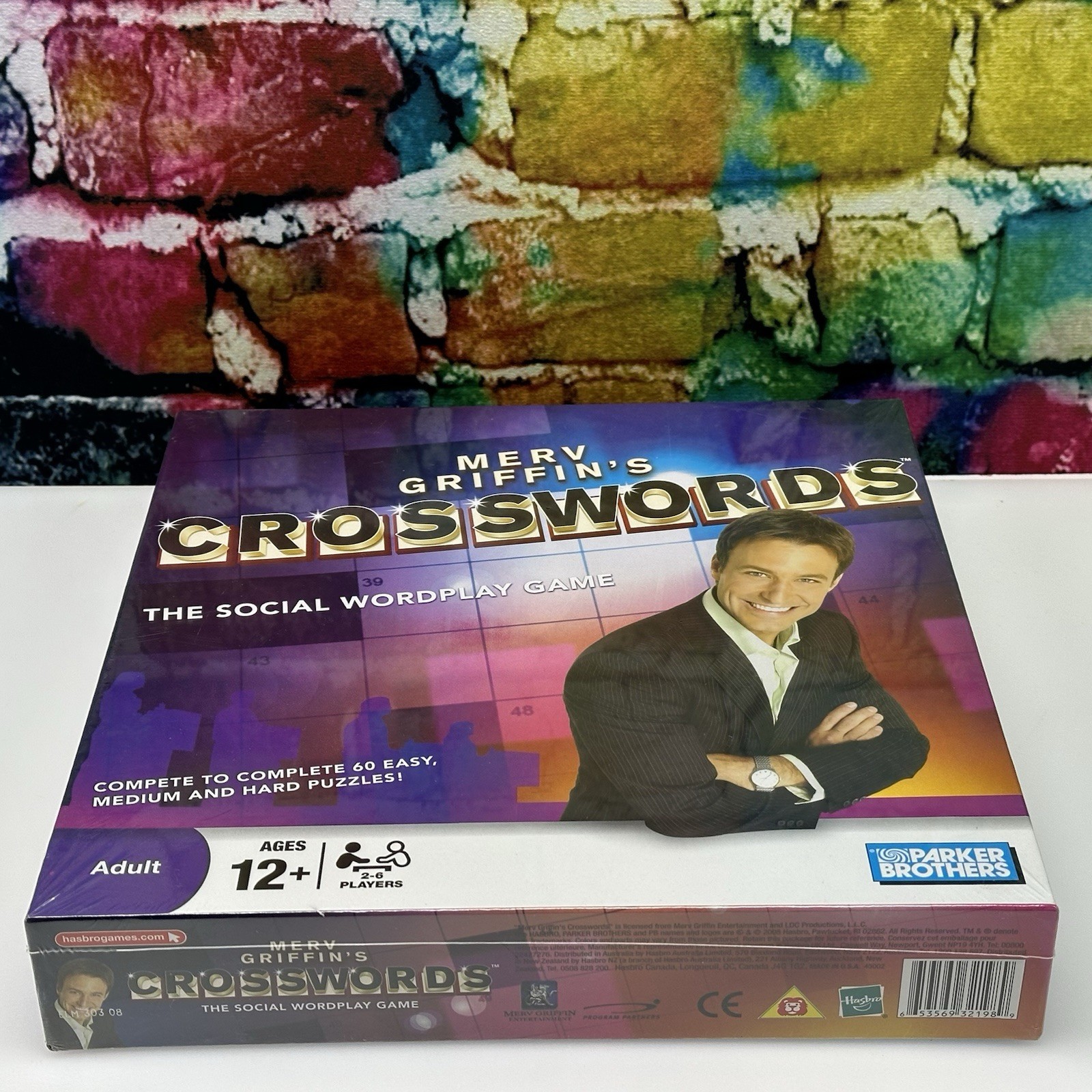 Merv Griffin’s CROSSWORDS Social Wordplay Board Game Adult Ages 12+ Sealed NEW!
