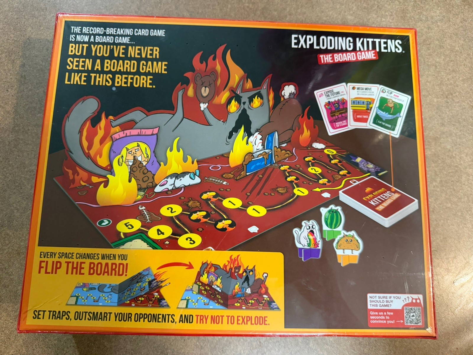 Exploding Kittens Games: Exploding Kittens The Board Game NEW factory sealed