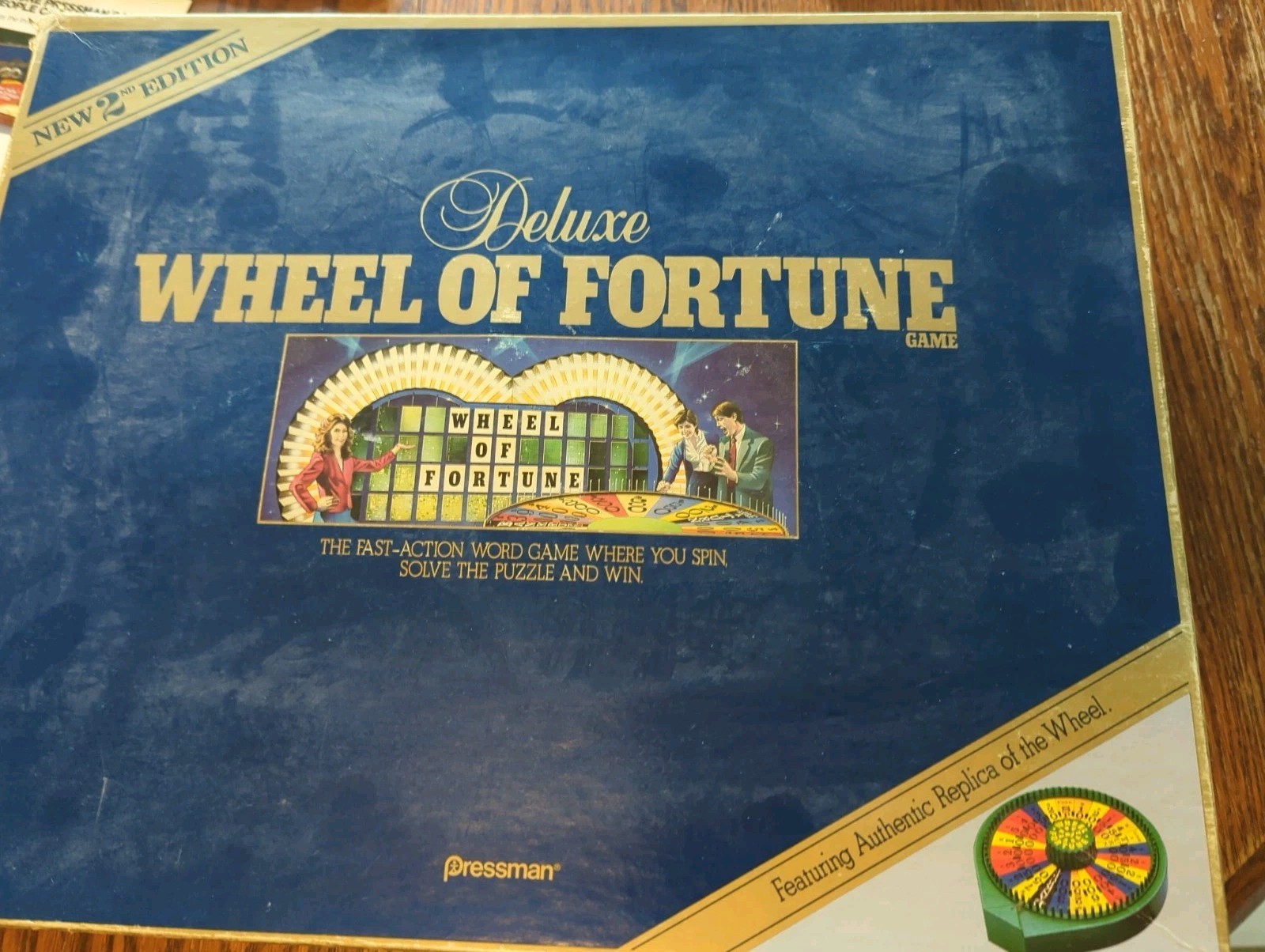Deluxe Wheel of Fortune Game 2nd Edition 1986 + TV Play Along Electronic 1988