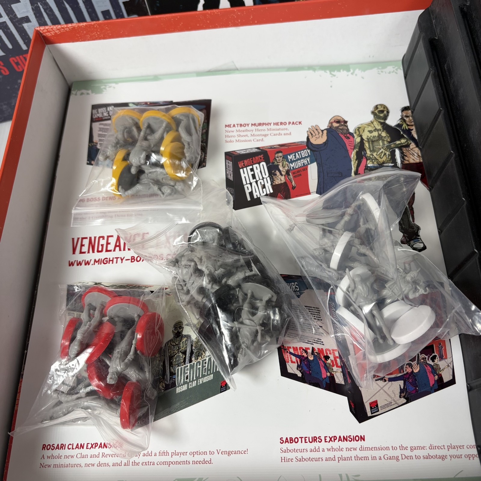 Vengeance Director’s Cut Kickstarter Rampage All-in Game Bundle Saboteurs
