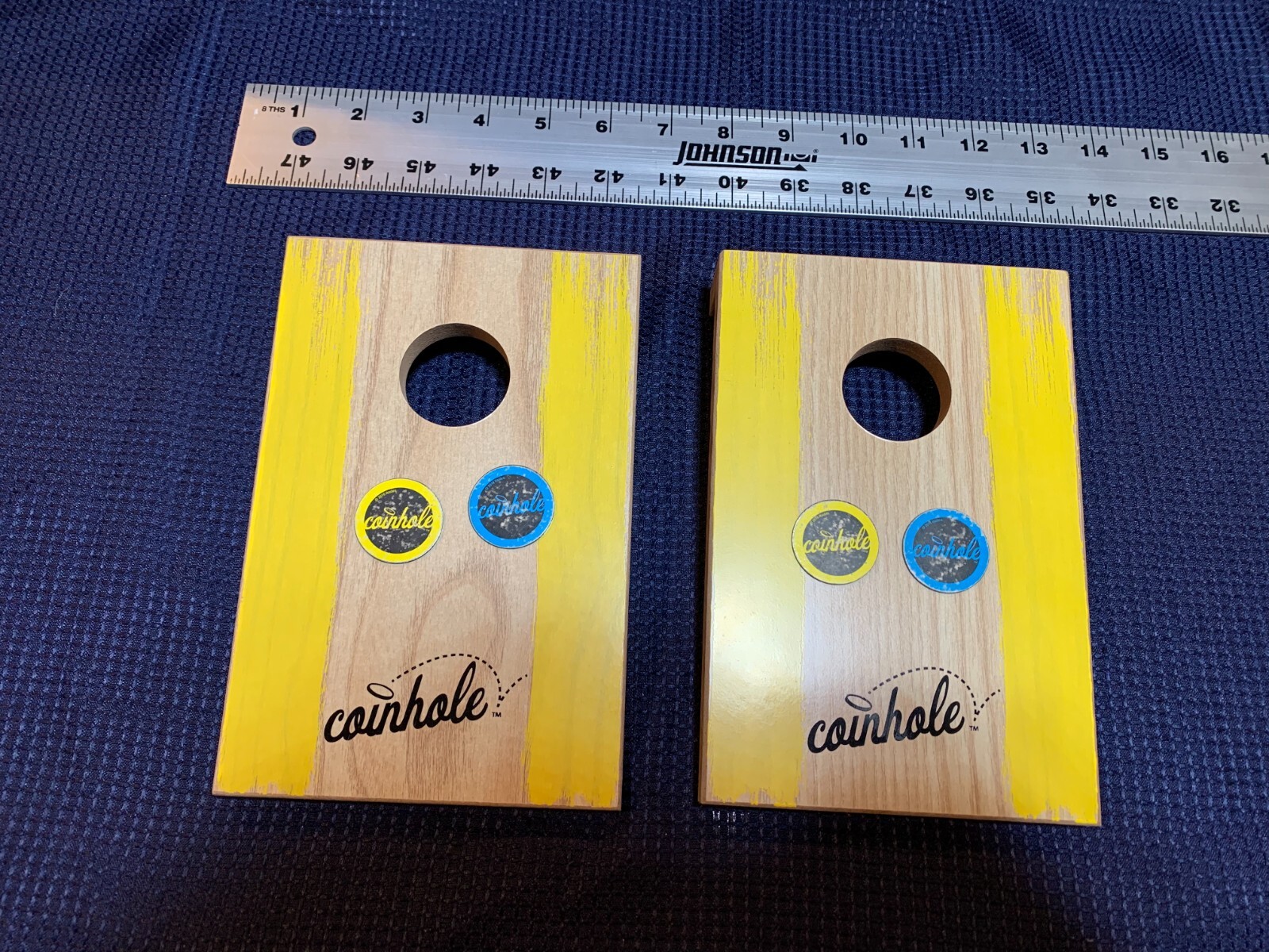 Hasbro Coinhole -The Tabletop Coin-Bouncing Party/Drinking College Game Complete
