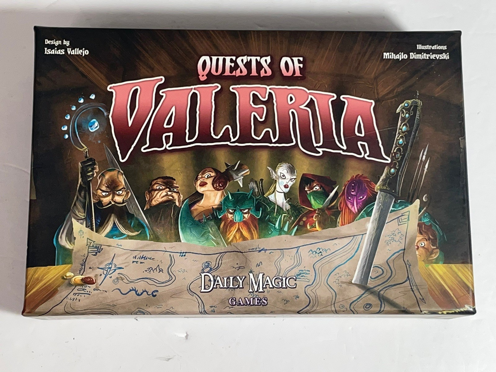 Quests of Valeria Board Game From Daily Magic