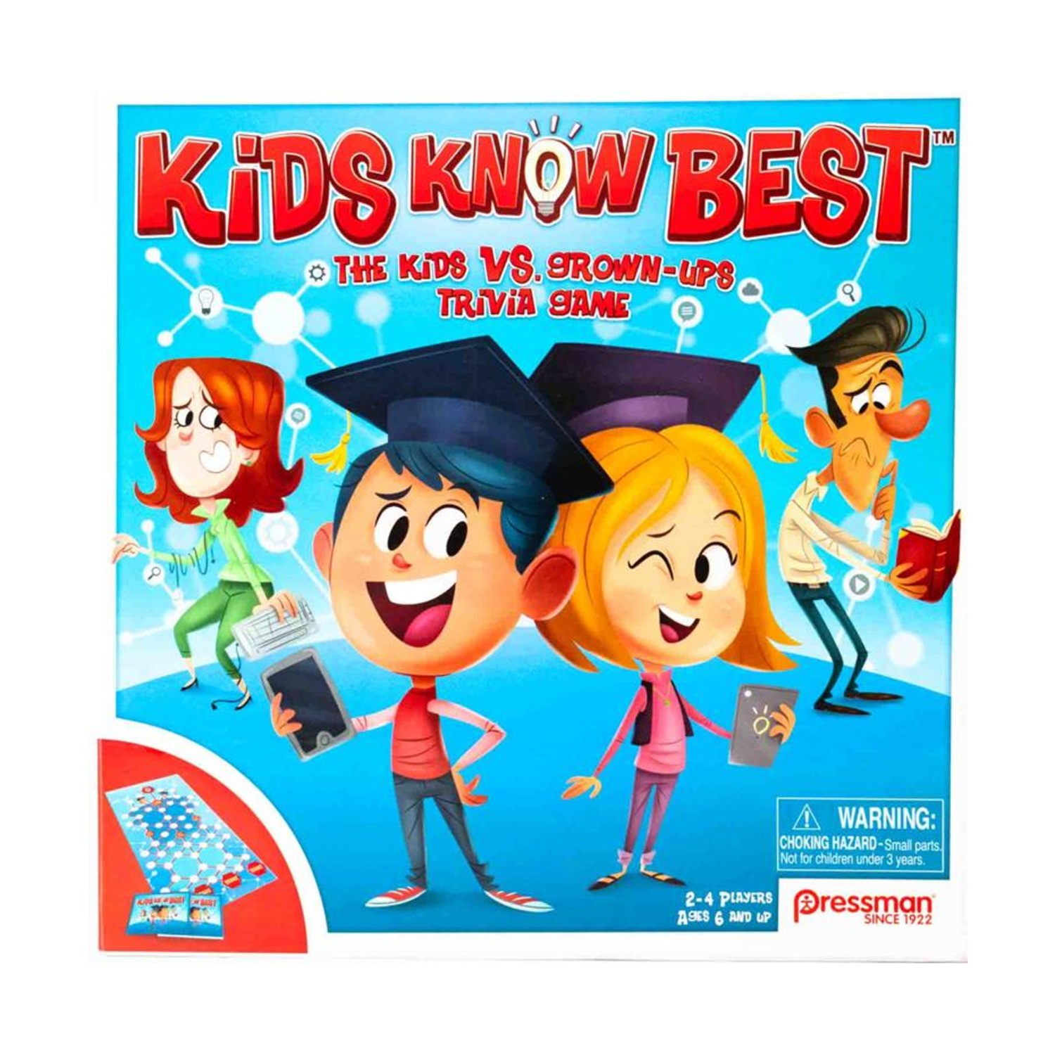 Pressman Boardgame Kids Know Best Box VG+/NM