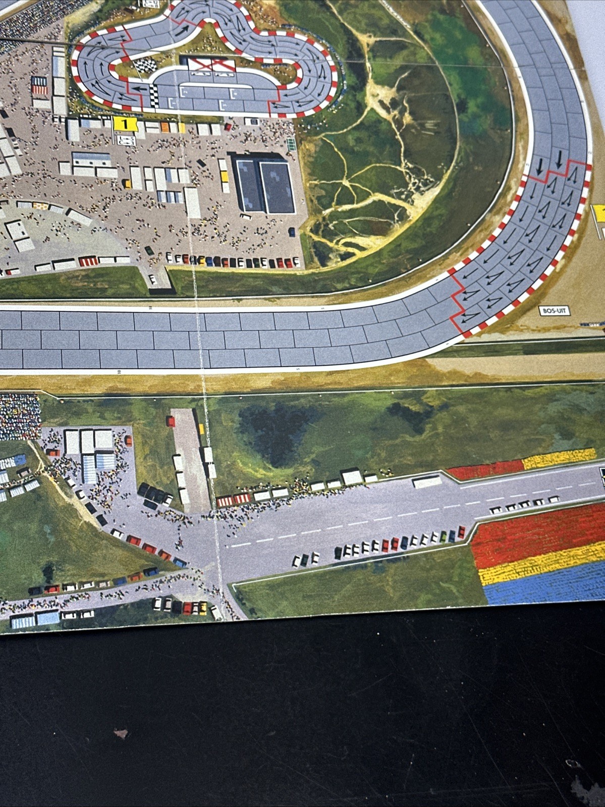 FORMULA DE Map Track Base Game Boards MONACO/ZANDVOORT #1 Nederland Circuits 1/2