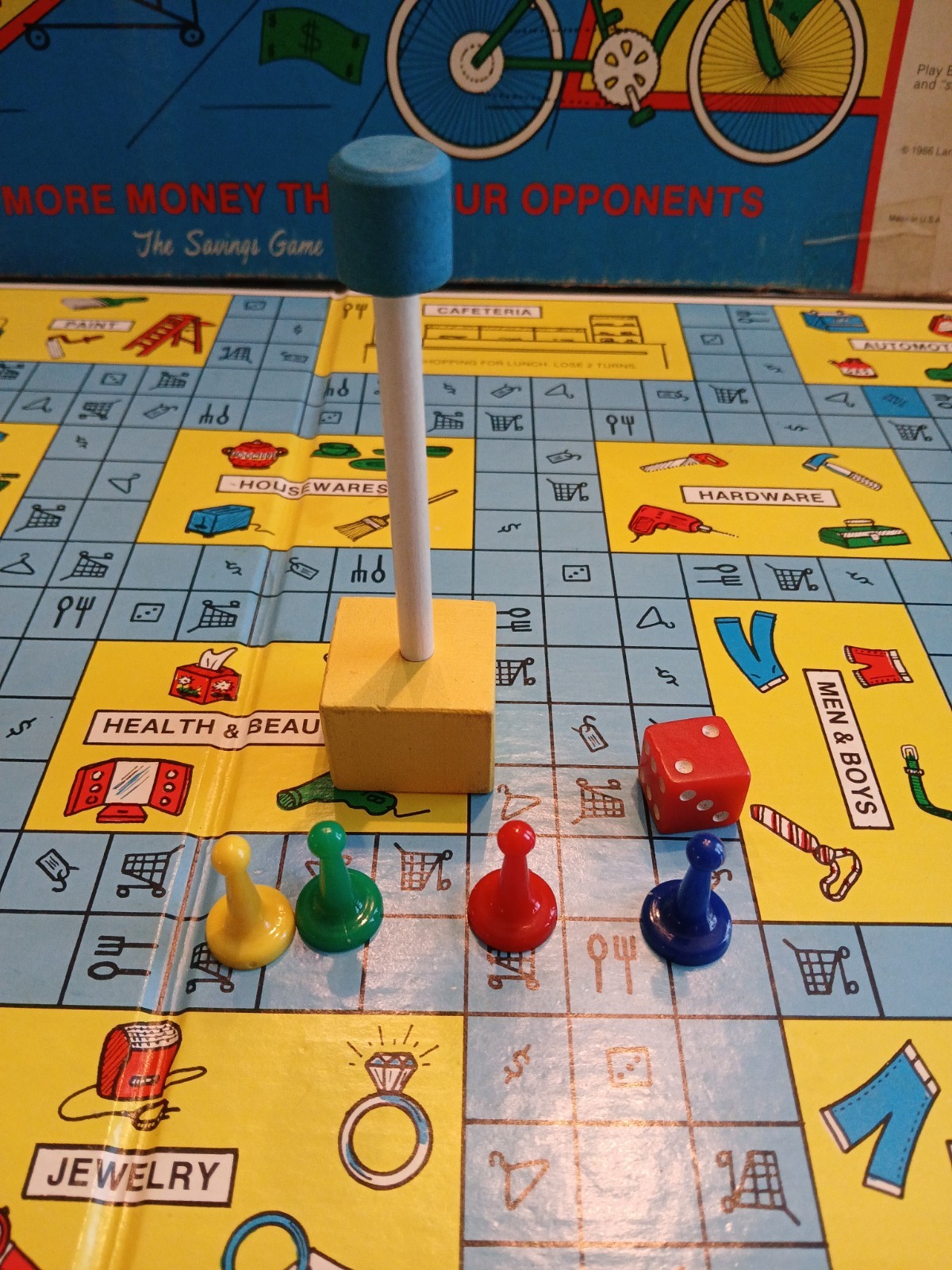 BLUE LIGHT SPECIAL BOARD GAME BY JOHNSTON GAMES 1986.