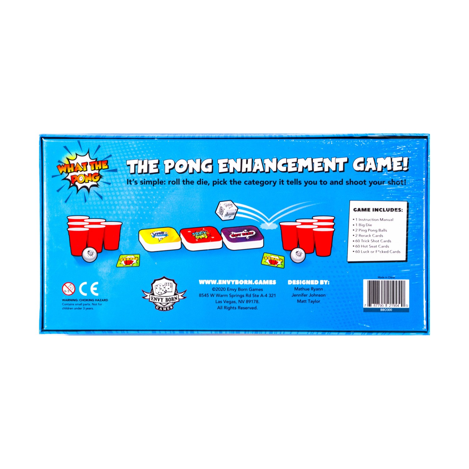 Envy Born Board Game What the Pong Box SW (VG+/New)