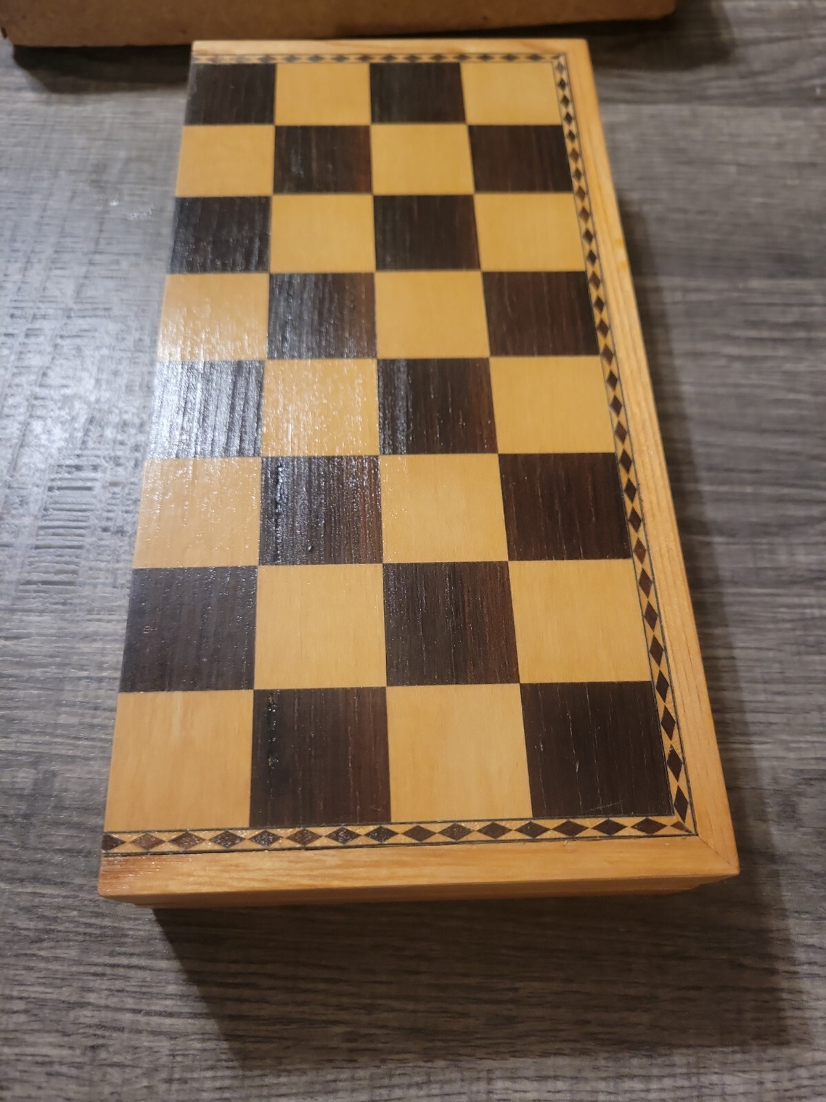 1964 Complete Chesse and Checkers*Box stamped July 16th 1964 * Made in Japan