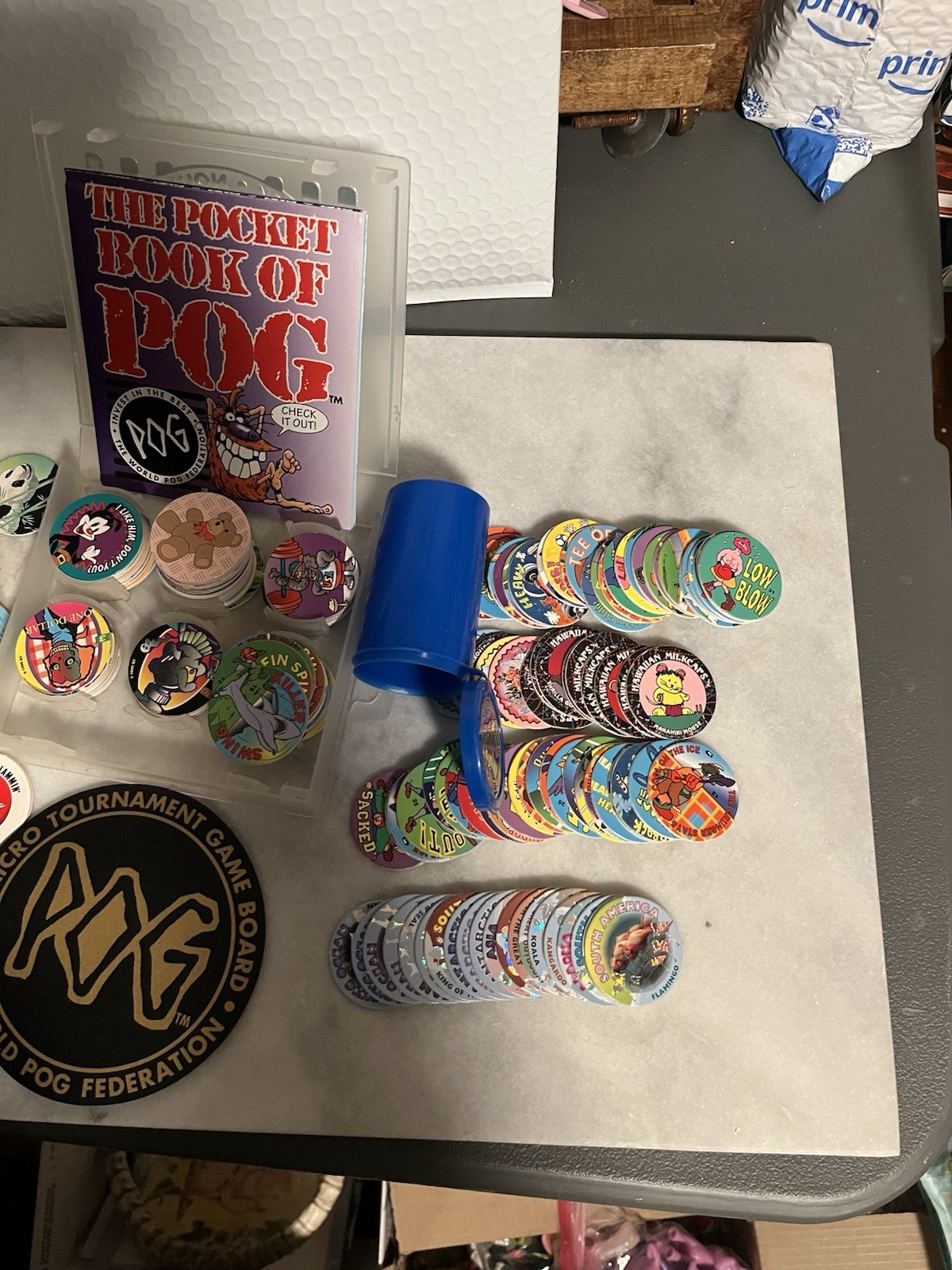 POGS 1990’s Mixed lot, Federation Micro Tournament Game Board