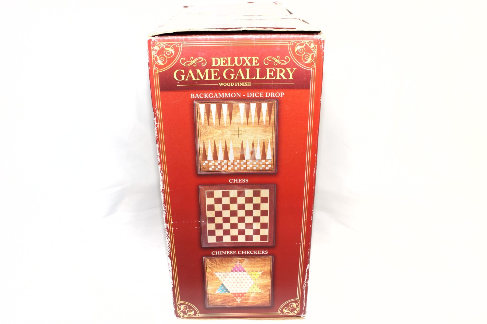 Deluxe Game Gallery 12 in 1 Game House w/ 12 Classic Games w/ Wooden Game Chest