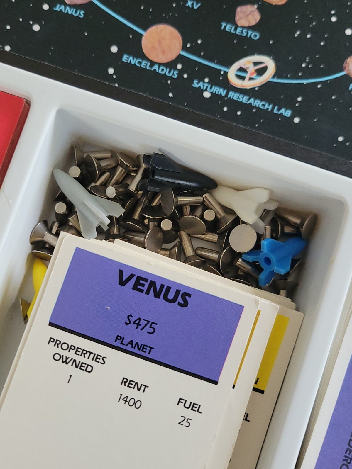 SOLARQUEST 1986 Golden/Western Space Age Real Estate Board Game SEE PICS & READ