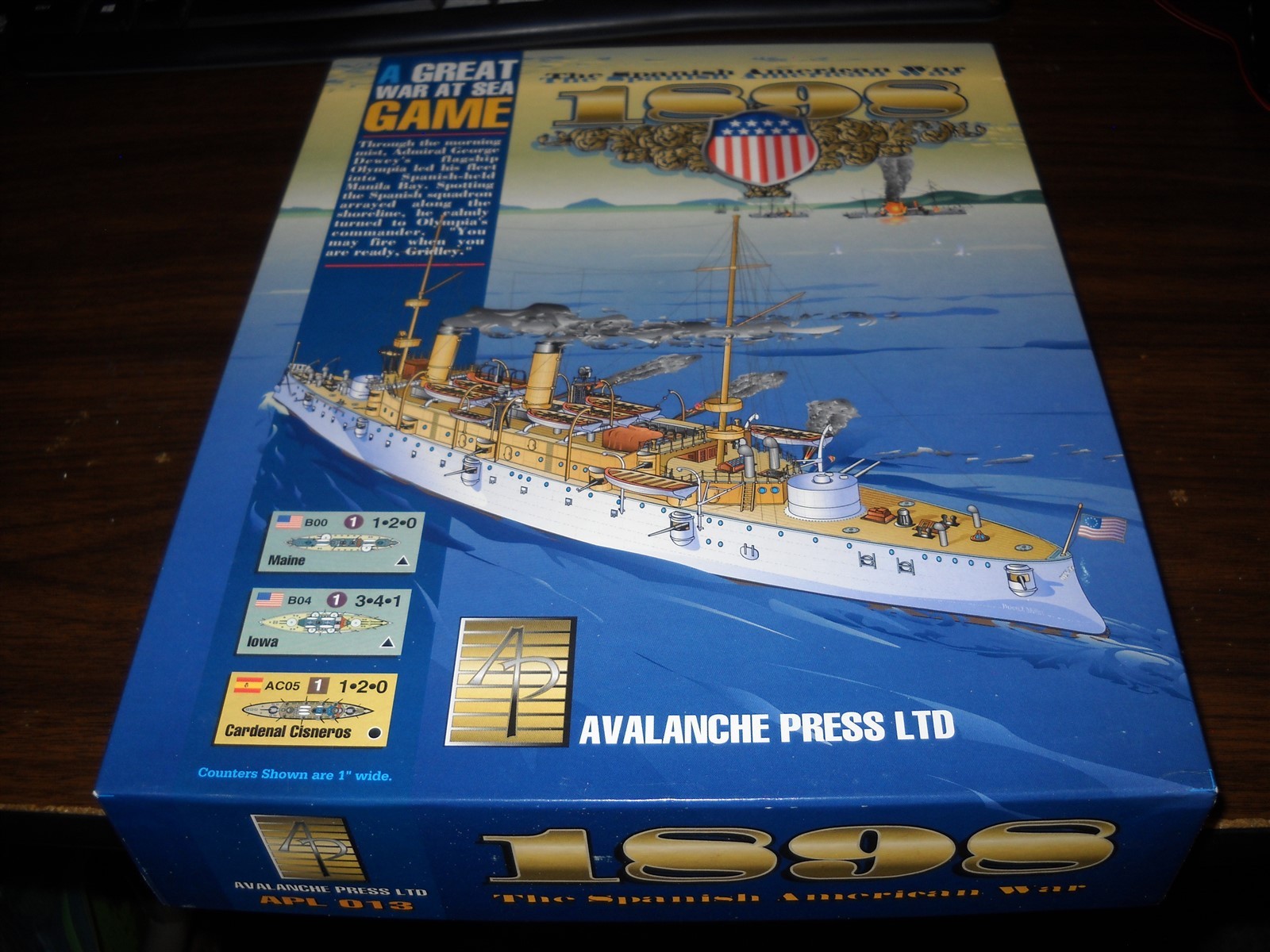 Avalanche Press: Great War at Sea: 1898: Spanish American War: Unpunched