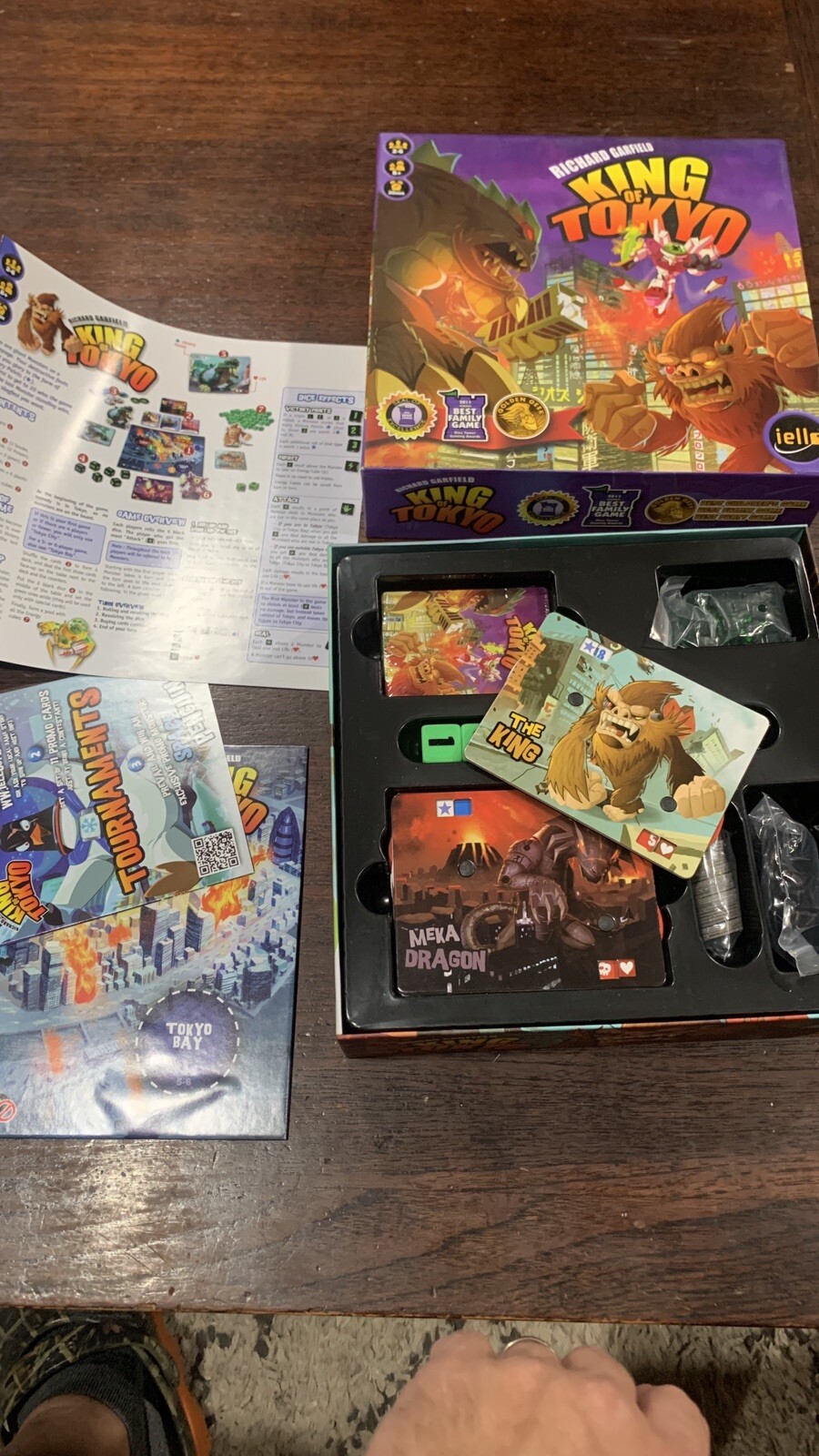 King of Tokyo Board Game IELLO Richard Garfield 2014 – Complete New Open Box