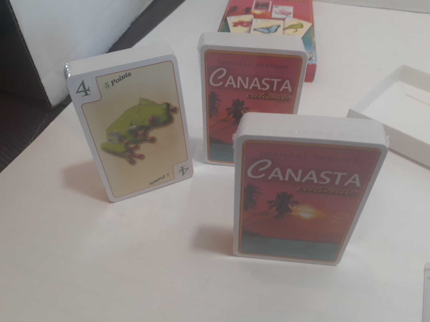 CANASTA CALIENTE OFFICIAL VERSION 110 Custom Card SEALED DECKS 2013 Winning Move