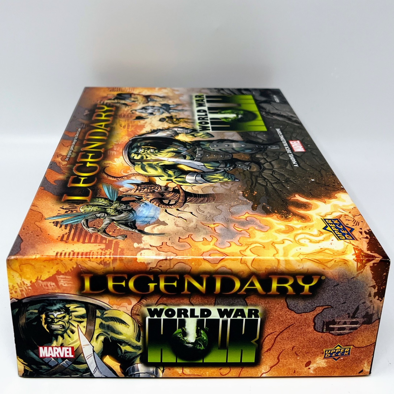 Upper Deck Legendary: World War Hulk Deck Building Game COMPLETE SLEEVED USED