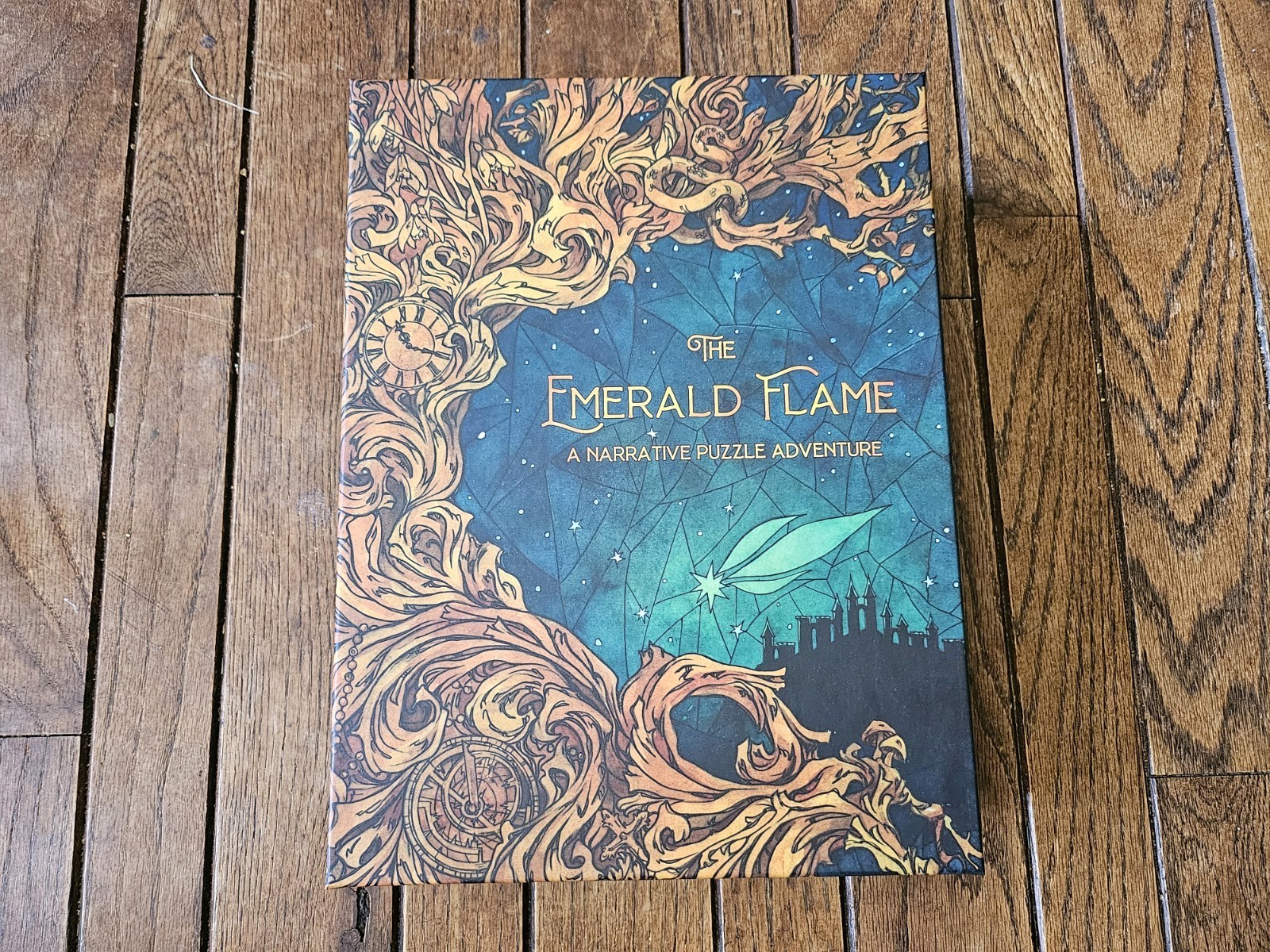 Lot. PostCurious Puzzle Tale Games. Emerald Flame + Emerald Echoes. Kickstarter.