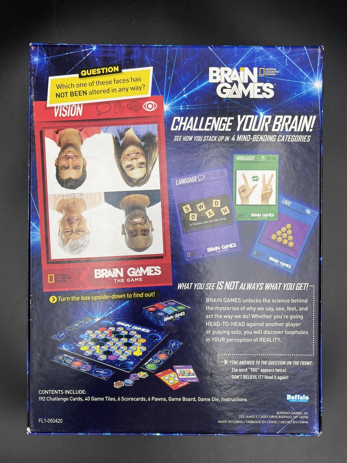 BRAIN GAMES THE GAME National Geographic Channel