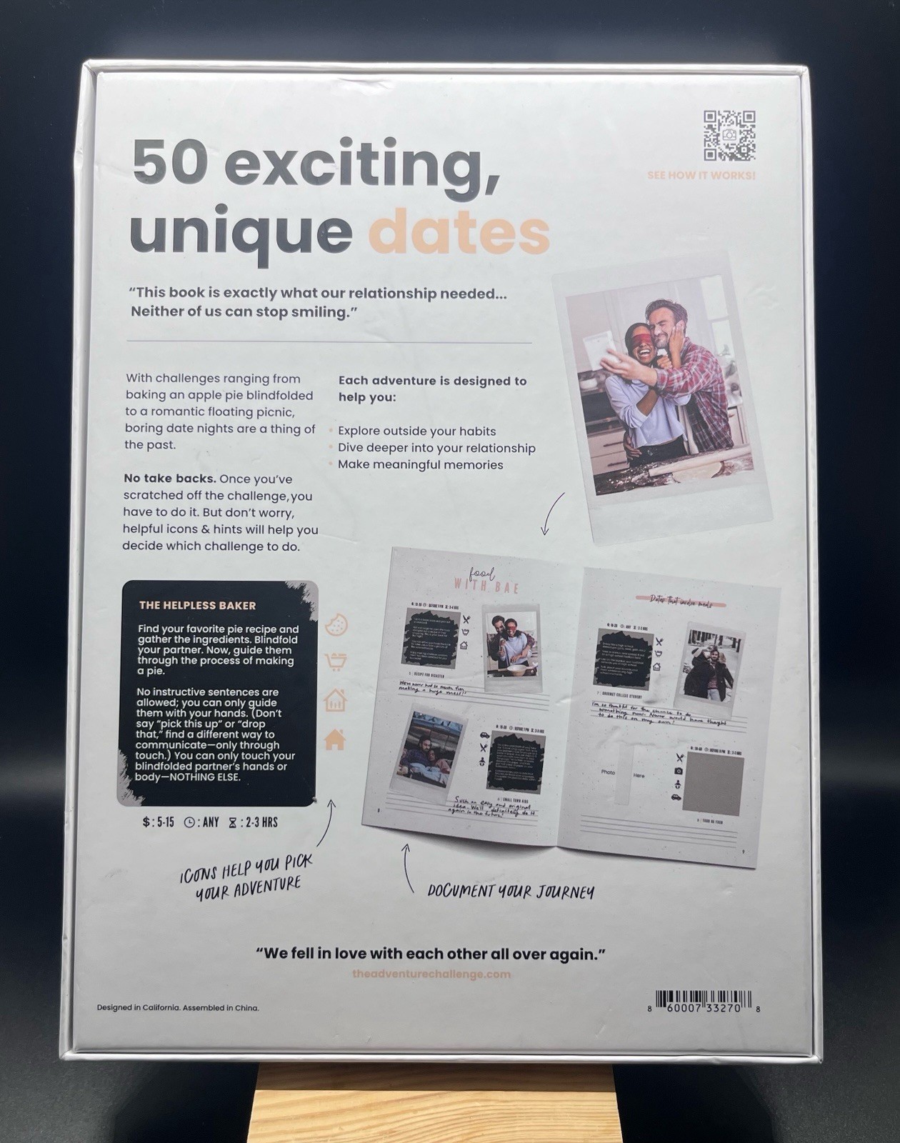 Adventure Challenge Couples Edition; 50 Scratch-Off Adventures & Dates in Box