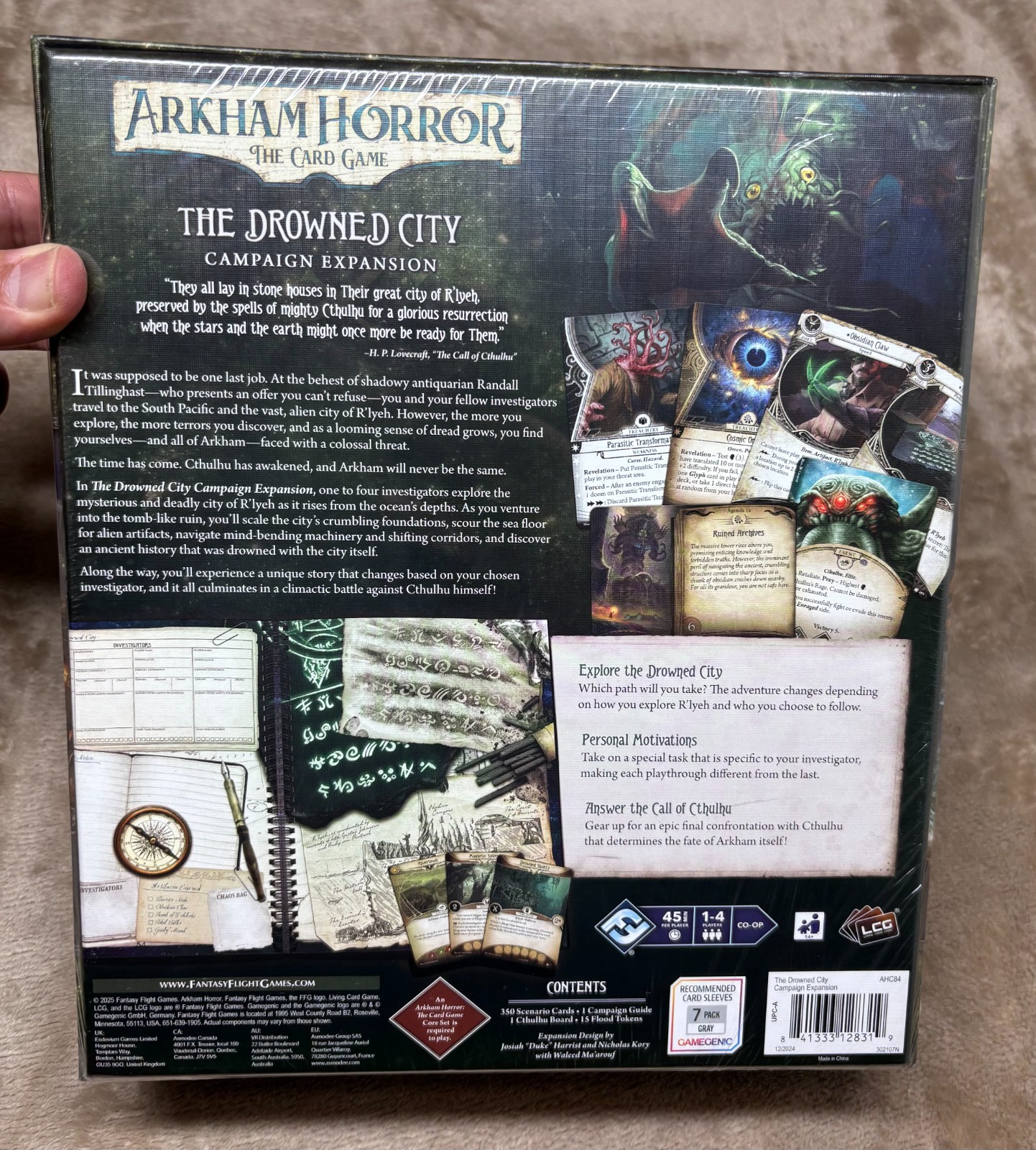 Arkham Horror LCG The Drowned City Campaign Expansion – New Sealed OOP