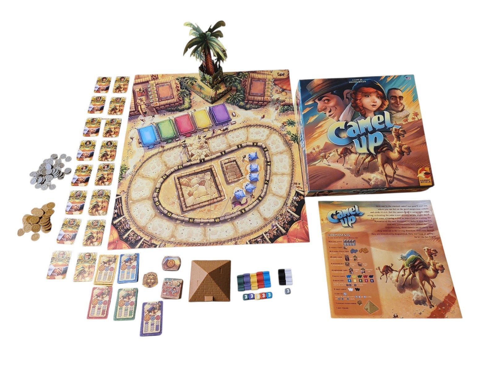 CAMEL UP Second Edition 2018 Strategy Dice Game Family Board Game