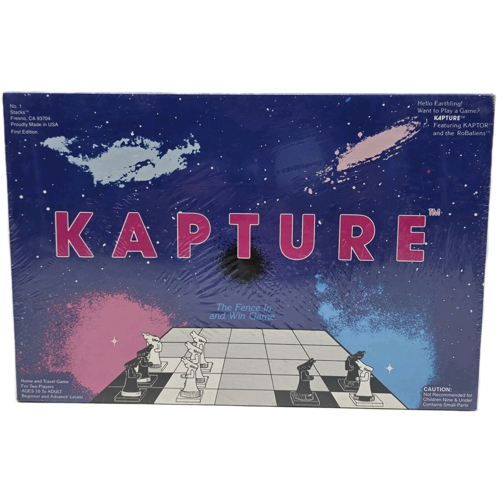 Kapture Board Game Fence In And Win Game First Edition Ages 10 To Adult Sealed