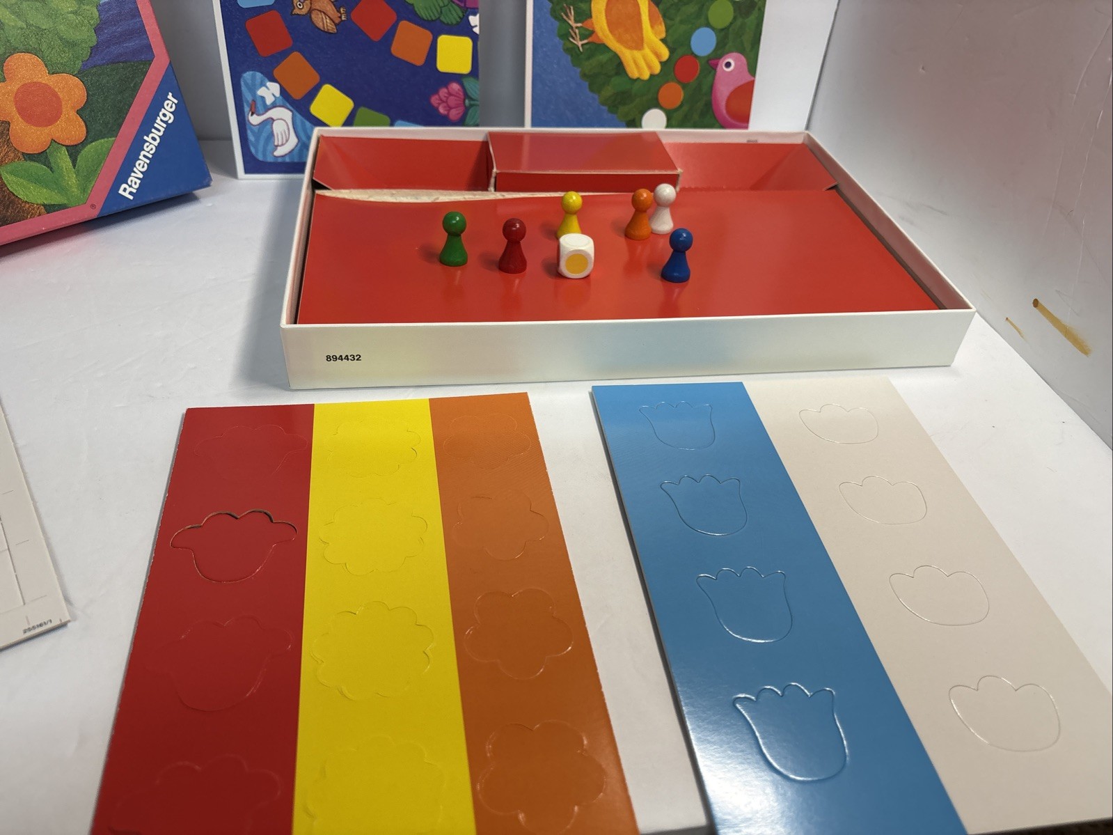 VINTAGE 4 First Games COMPLETE Ravensburger 1974 Childrens Kids NEW OPEN BOX!
