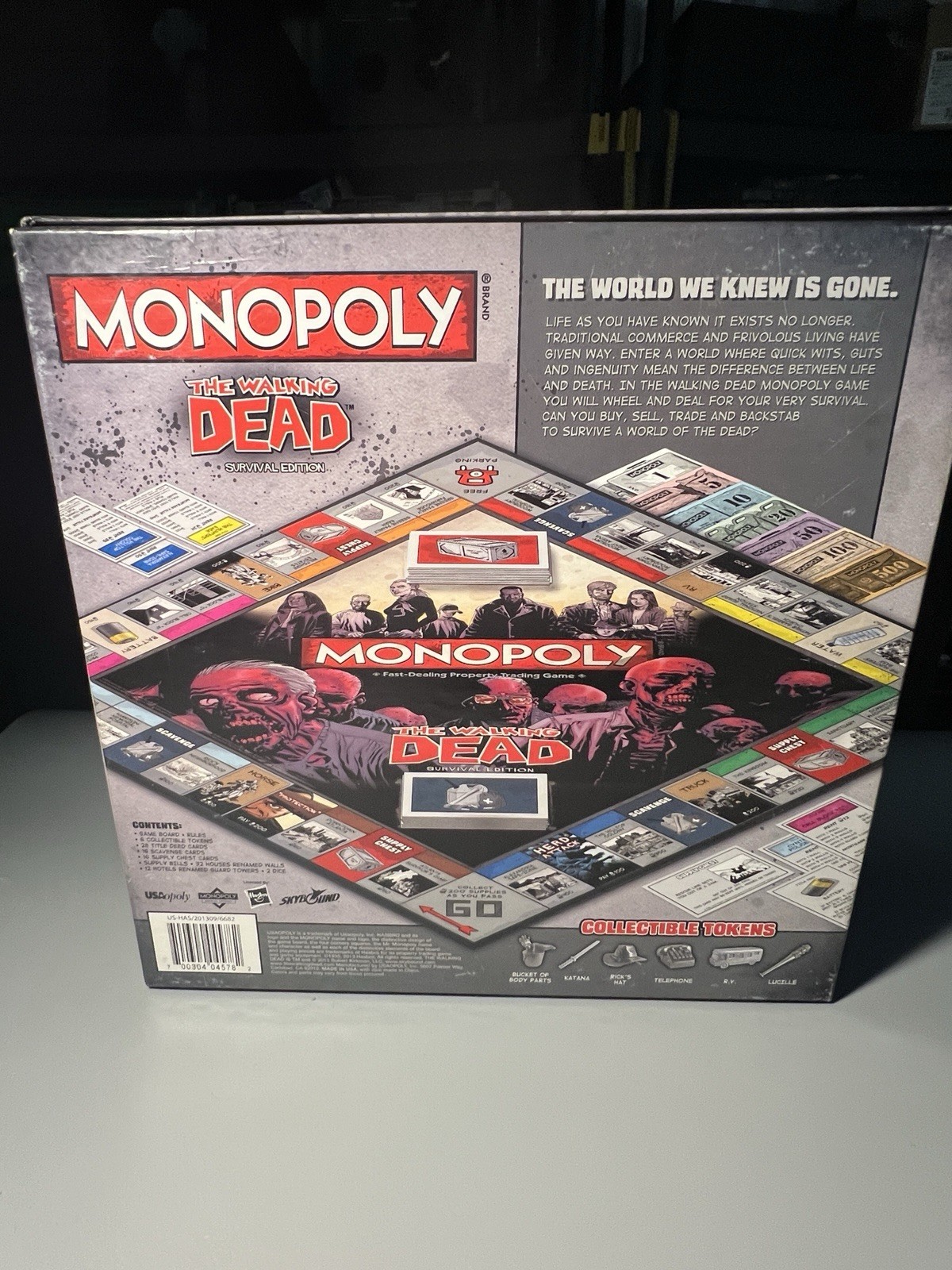Monopoly The Walking Dead Survival Edition (2013) Board Game – 100% Complete!