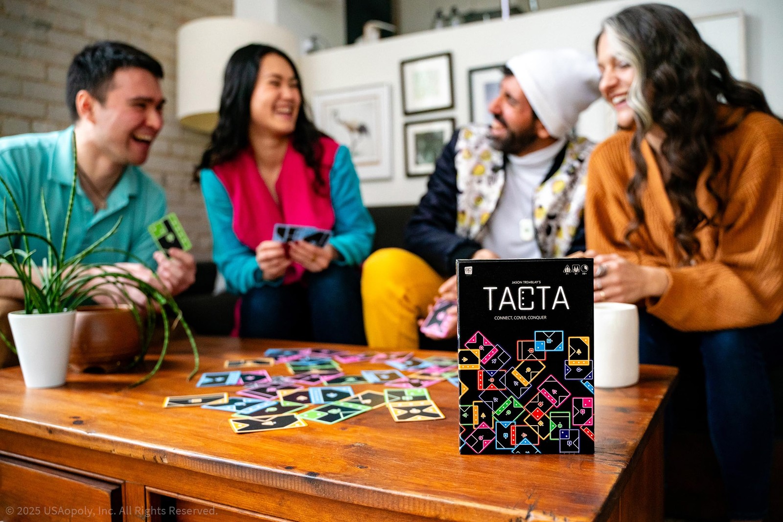 USAopoly Tacta Strategy Card Game – Abstract Tactical Play for Ages 7+