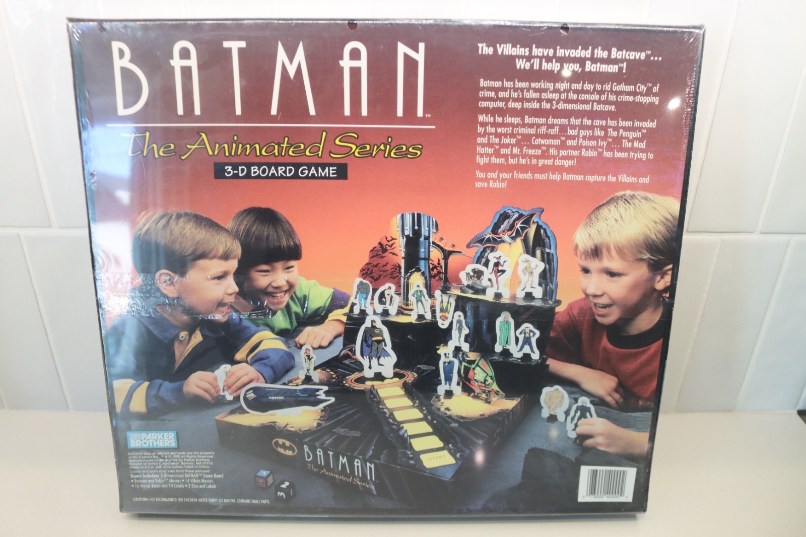 DC Comics BATMAN Animated Series 3D 1992 SEALED NEW, Batman Returns not sealed